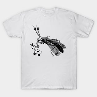 Big Bug with Wooden Duck Toy T-Shirt